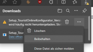Klicken Sie auf die ... 3 Punkte und dann auf 