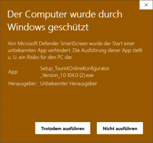 und danach auf 